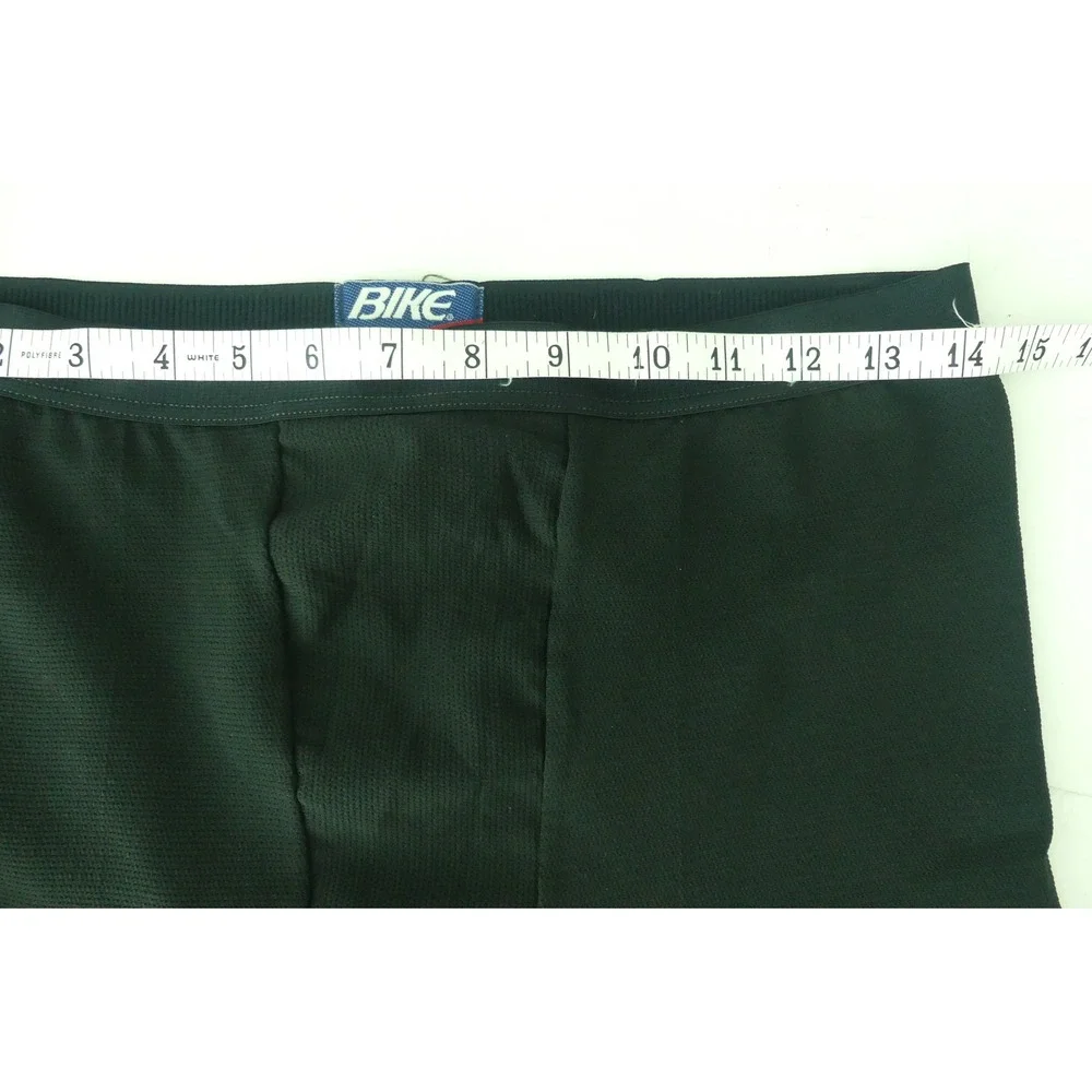 Bike Athletic Co Mens Compression Shorts Black Vtg Large 7625 Spandex Layer